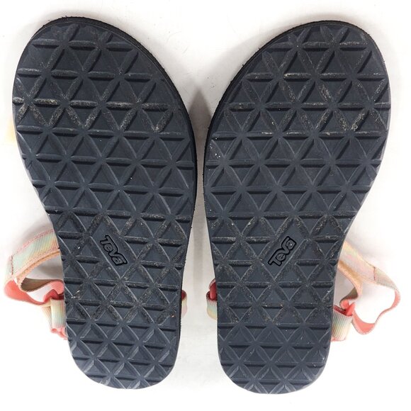 TEVA Original Universal Women's Tie Dye Sorbet Lemon Sandals - Picture 6 of 6